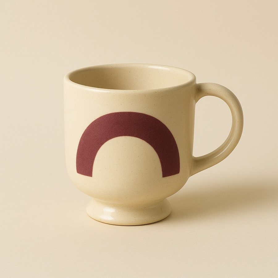 Pedestal Arc Mug — complete unbranded gift