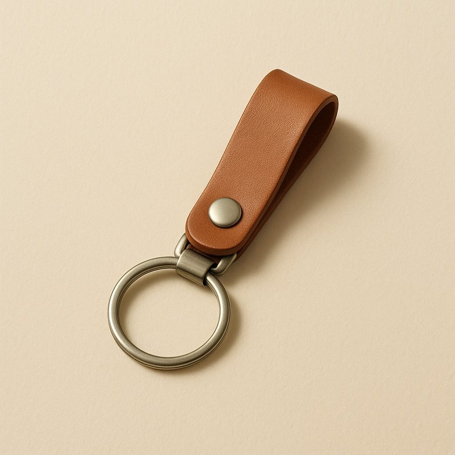 Plain Loop Keyring — complete unbranded gift